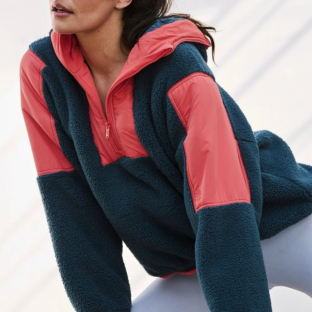 Free People Movement “Lead The Pack” Fleece Pullover – Alpine Combo – XS - Picture 3 of 13